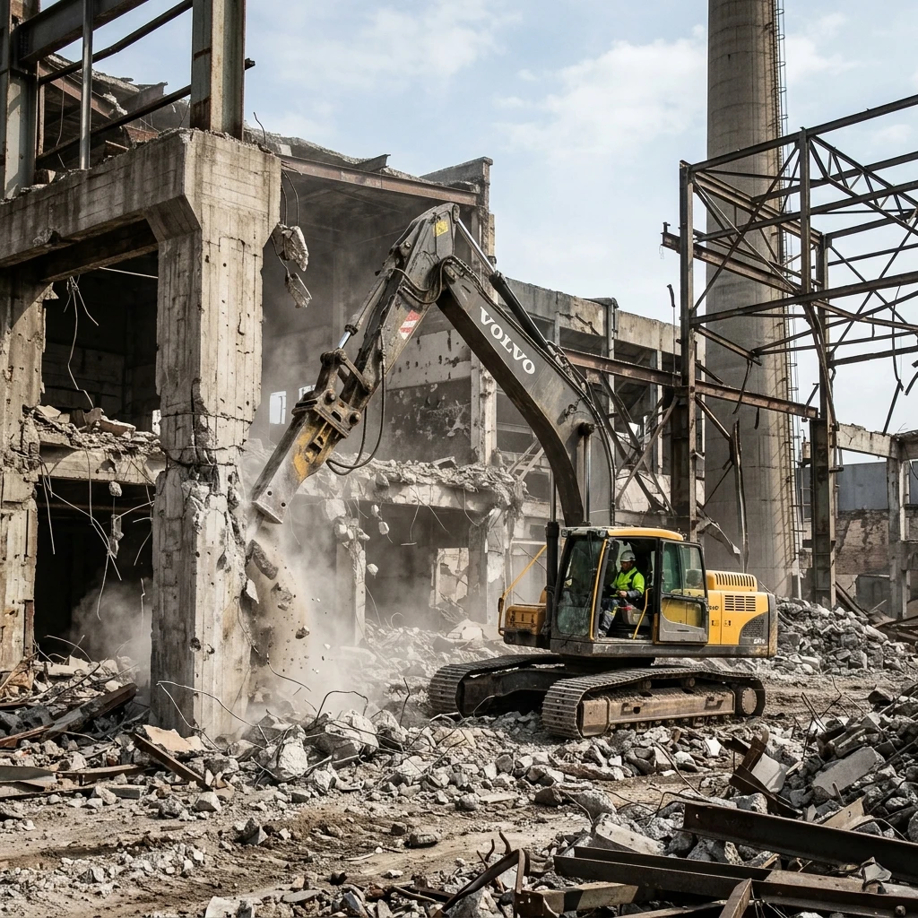 Industrial Demolition in CA
