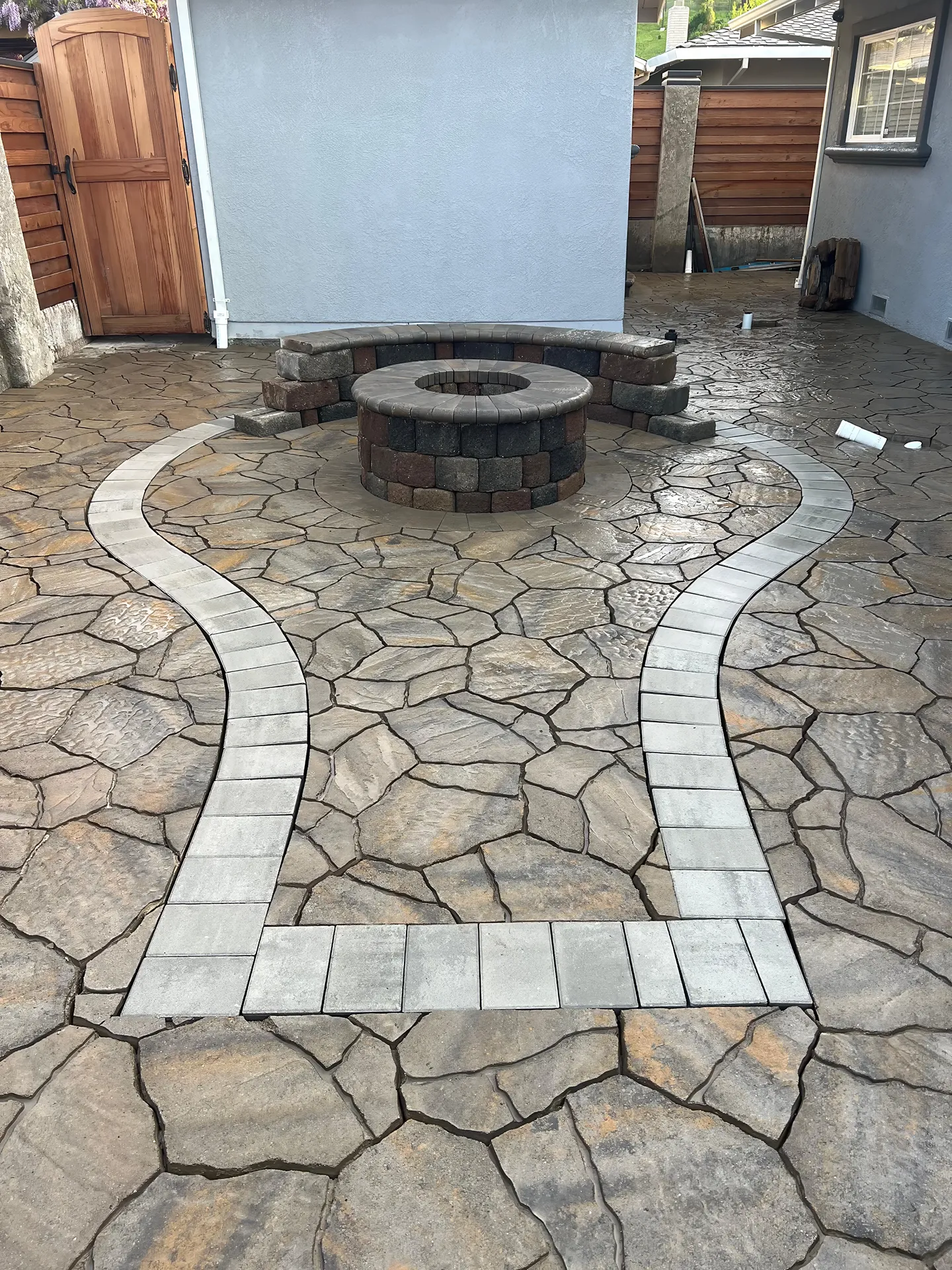 Flagstone Installation in CA-02