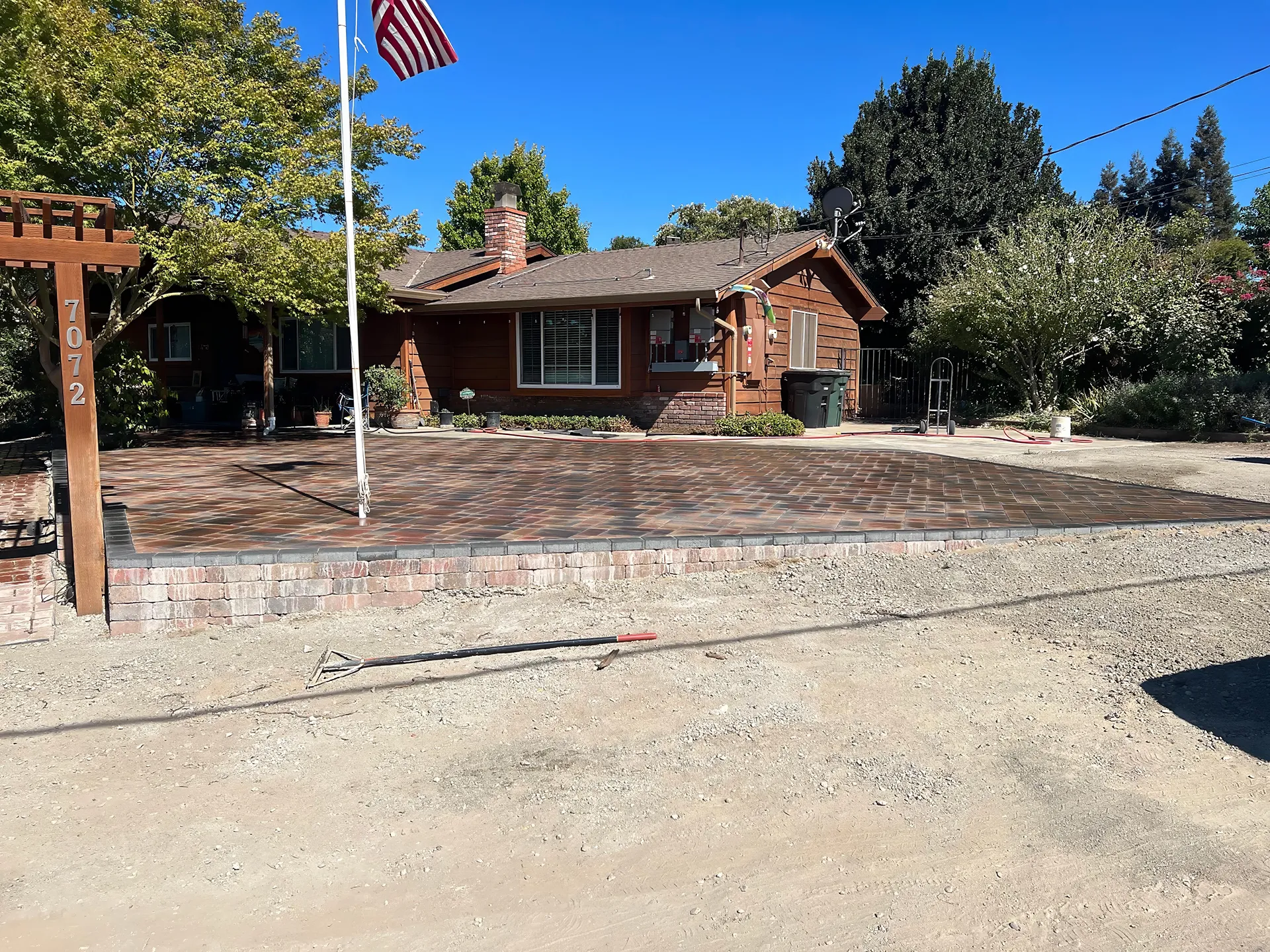 Paver Driveway in CA-09