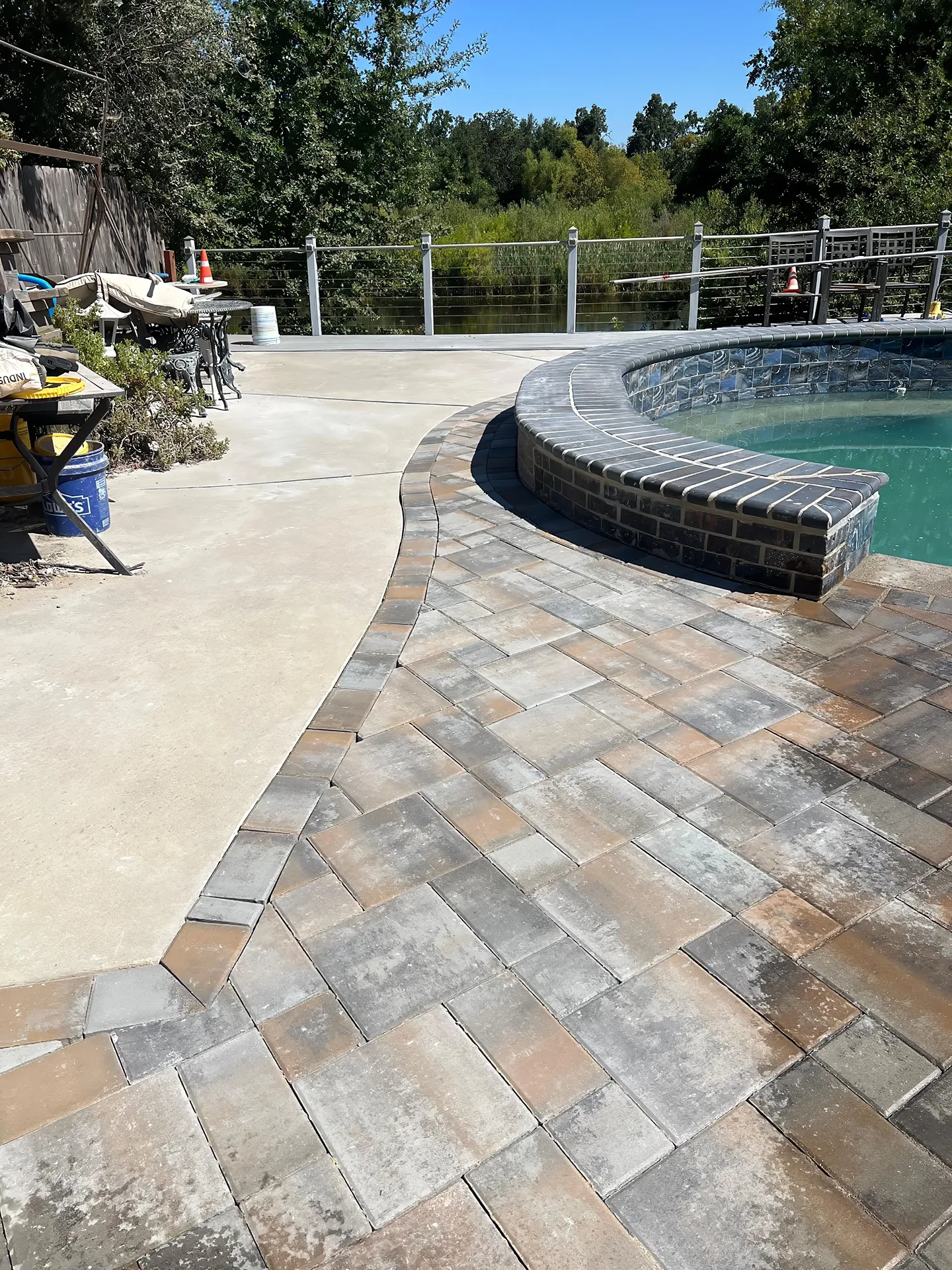 Paver Patio in CA-25