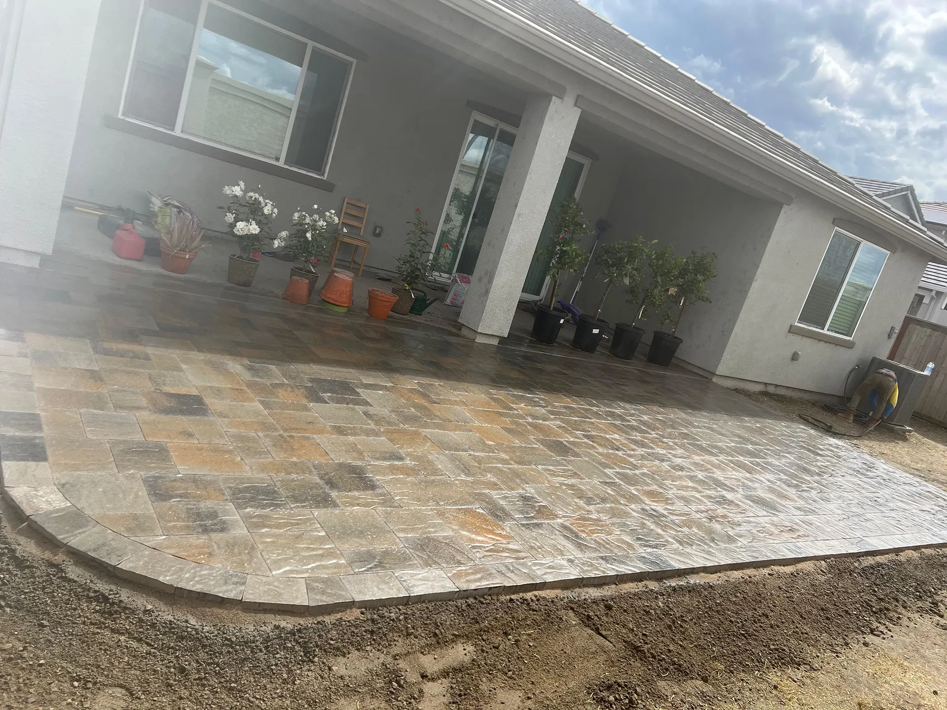 Paver Patio in CA-34